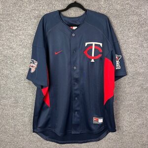Nike Minnesota‎ Twins MLB Baseball Jersey XL American League Patches